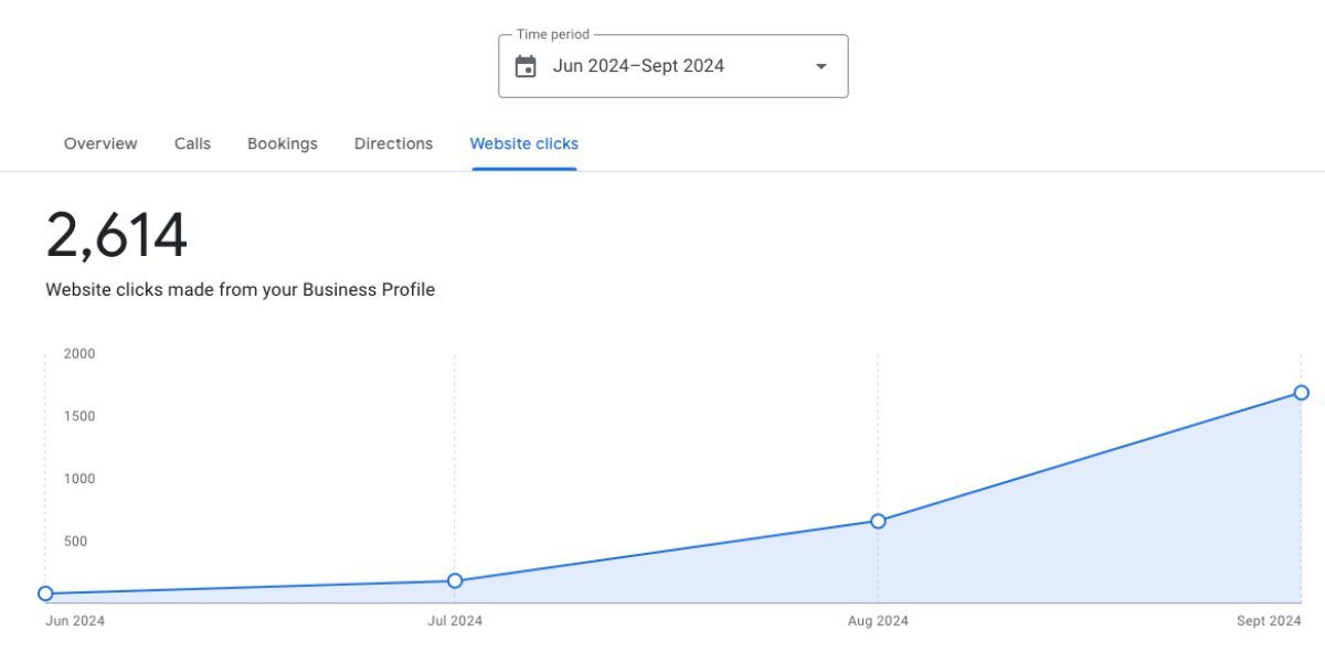 Nail Salon - Web Traffic